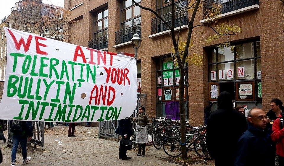 University attempts to ‘freeze out’ student occupation by cutting electricity
