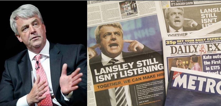You will not believe who just hired disgraced former Health Secretary Andrew Lansley