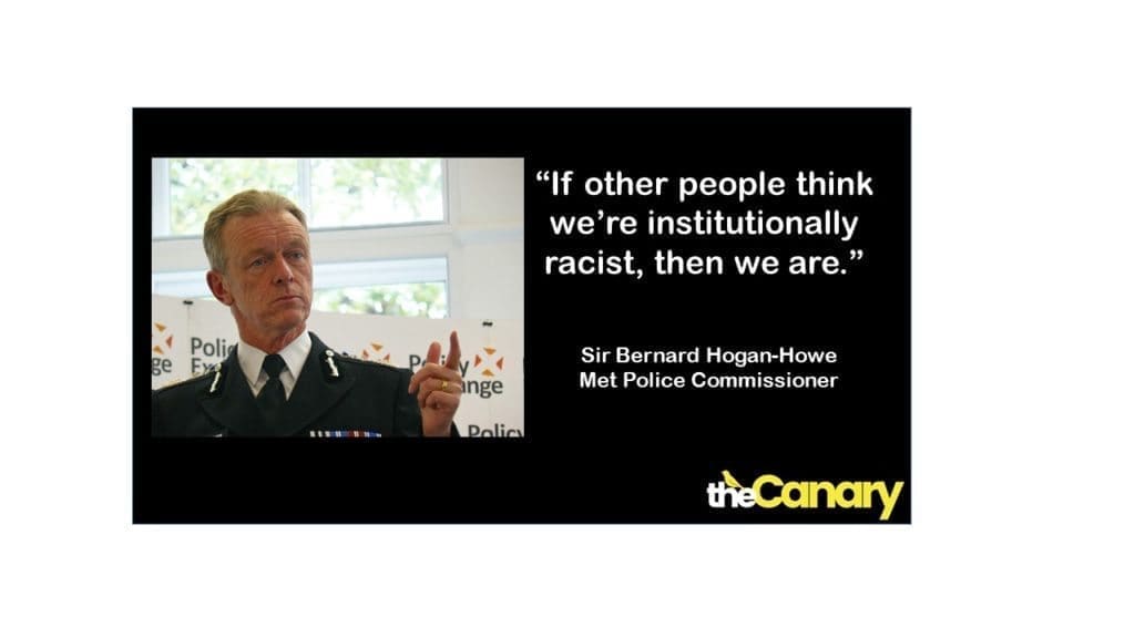 Endemic UK police racism must end