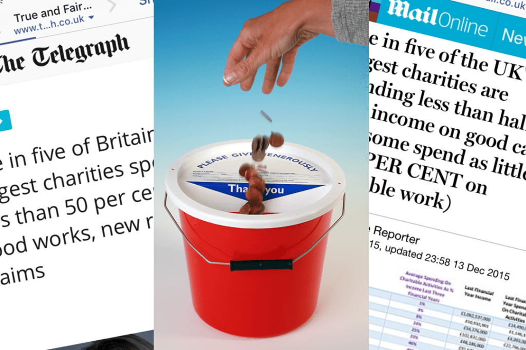 Scrooge newspapers attack Christmas charity giving