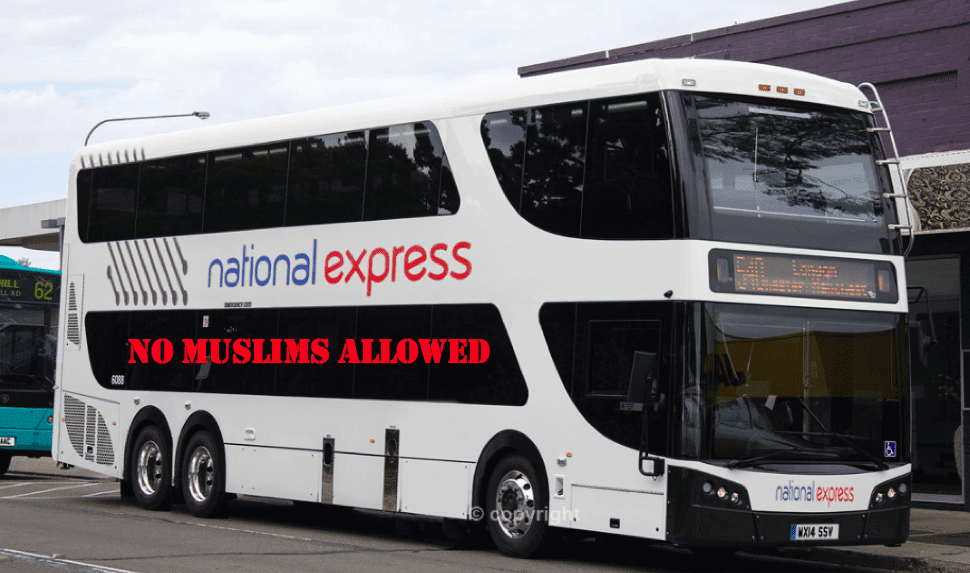 National Express throw a Muslim man off coach because fellow passengers feel “uncomfortable”