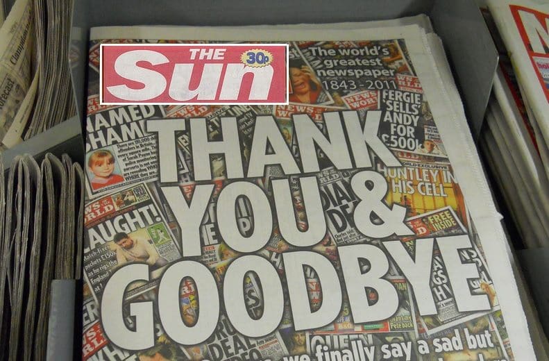 The Sun may set for final time, as major scandal threatens to knock paper to its knees (VIDEO)