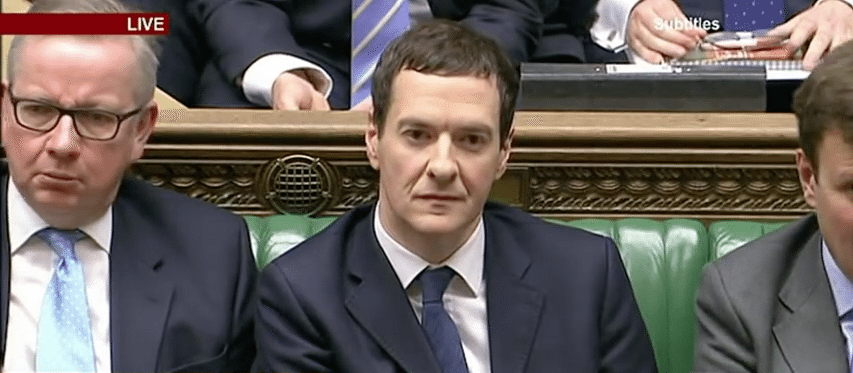 Watch the precise moment George Osborne realises his political career is over (VIDEO)