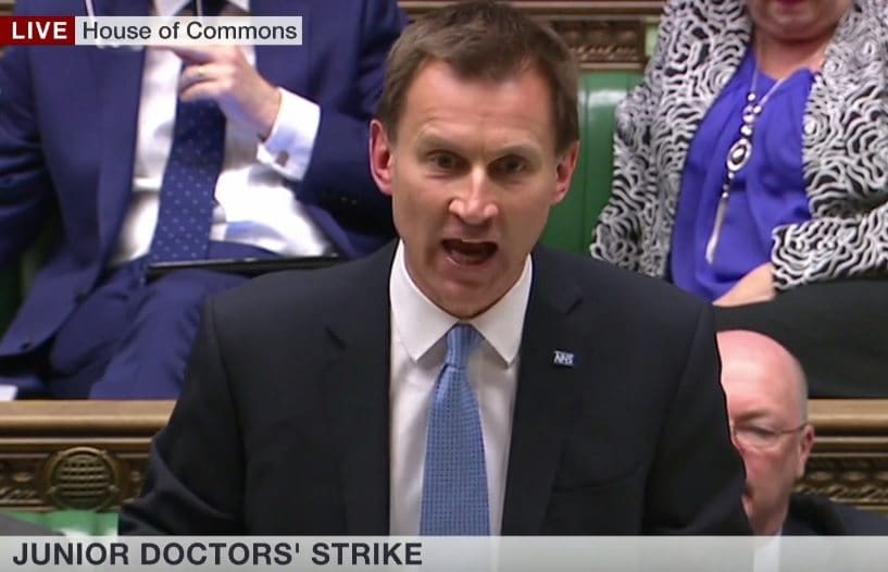 Jeremy Hunt just betrayed the REAL reason he’s going after junior doctors