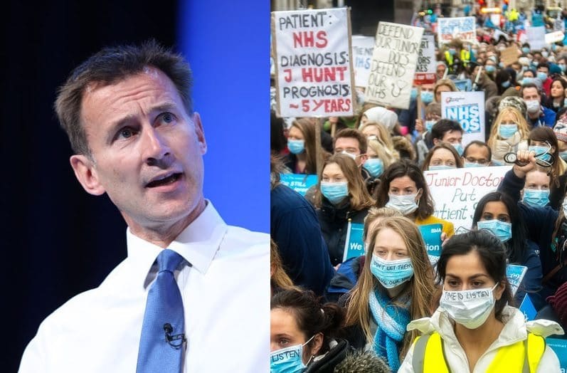 Hunt’s future is in serious jeopardy, as his key threat to junior doctors is challenged