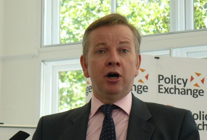 Universal justice just caught up with Michael Gove, and bit him…HARD
