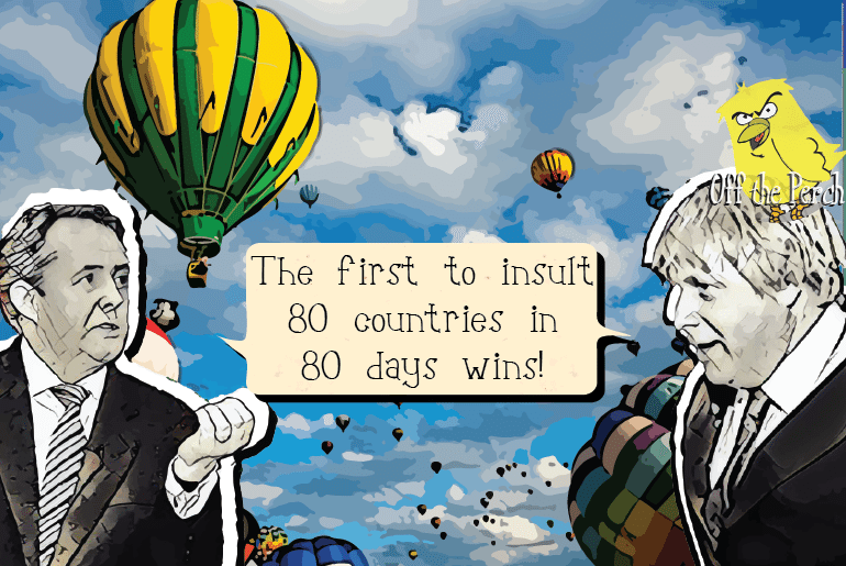 Boris and Fox to settle foreign policy dispute by balloon race