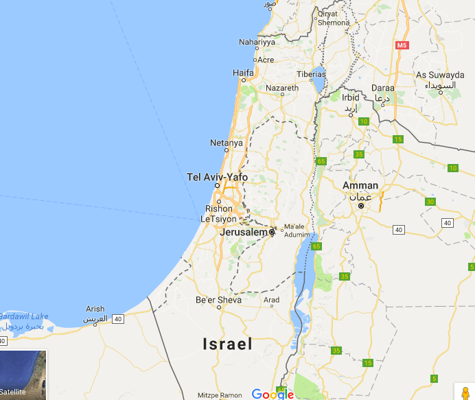 Google just wiped Palestine off the map