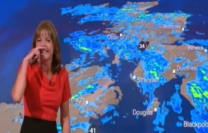 Weather presenter loses it live on the BBC News channel [VIDEOS, TWEETS]