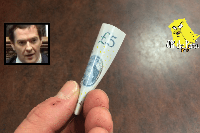 George Osborne reviews the new £5 note for us