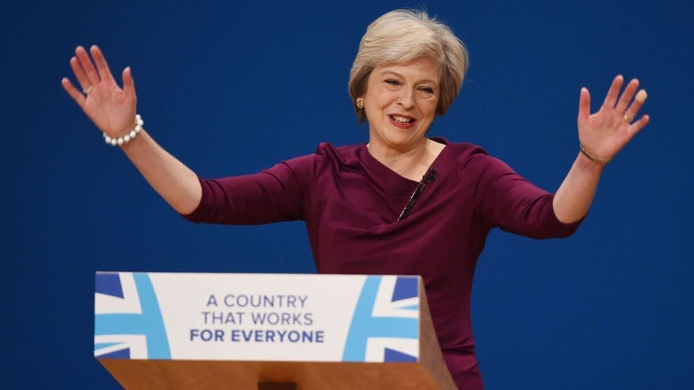 Theresa May’s right-wing rhetoric becomes reality, with this shocking attack at the Tory Party conference