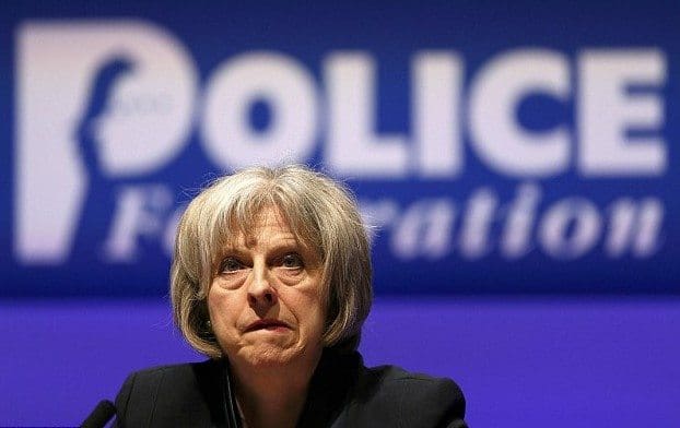 Theresa May’s government comes under a scathing attack from an unlikely source… the police