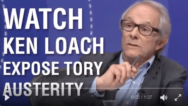 Ken Loach destroys Tory austerity in just 96 seconds, leaving BBC Question Time panel speechless [VIDEO]