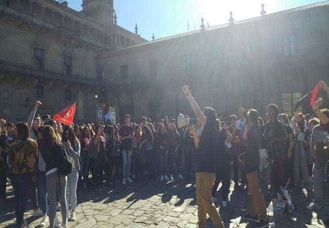 Students and parents stage mass strike in Spain over education ‘gentrification’