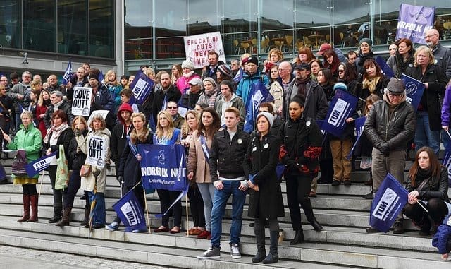 Students and teachers are fighting back against Tory attacks in the best possible way