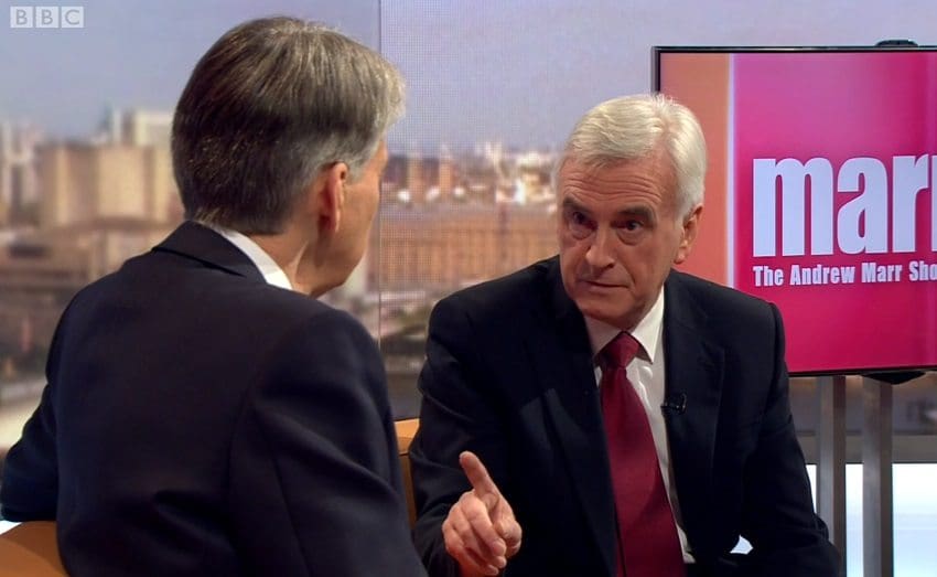 Watch John McDonnell absolutely roast Tory austerity policies on the Andrew Marr show [VIDEO]