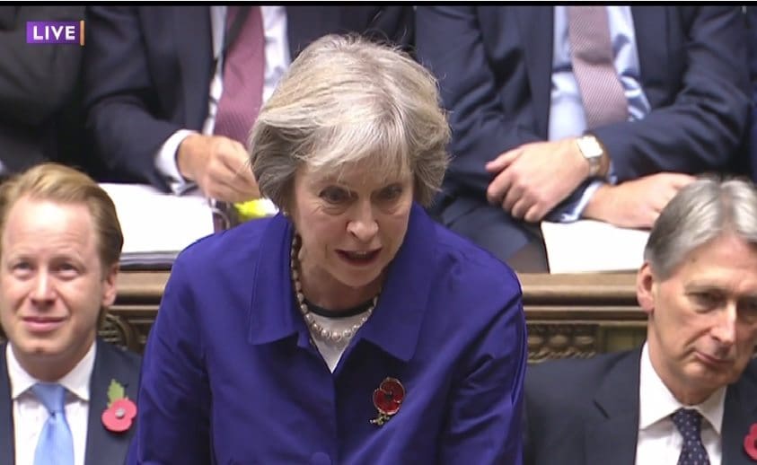 Theresa May finally gives straight answers at PMQs, but she accidentally reveals too much [VIDEO]
