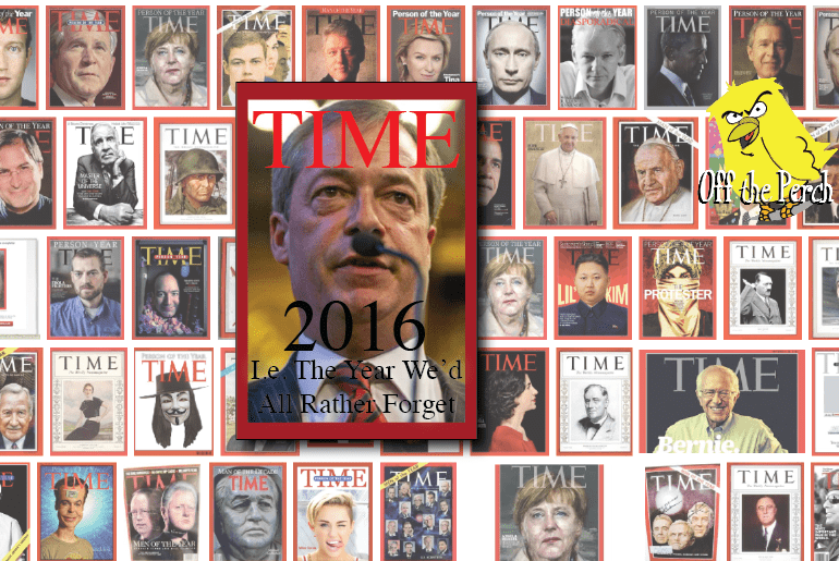 Nigel Farage probably is the ‘Person of 2016’ – the worst year since 1940