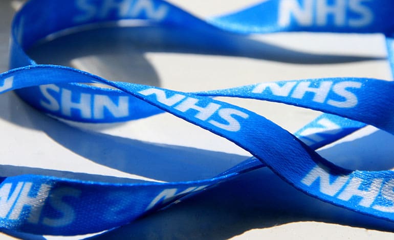NHS lanyards
