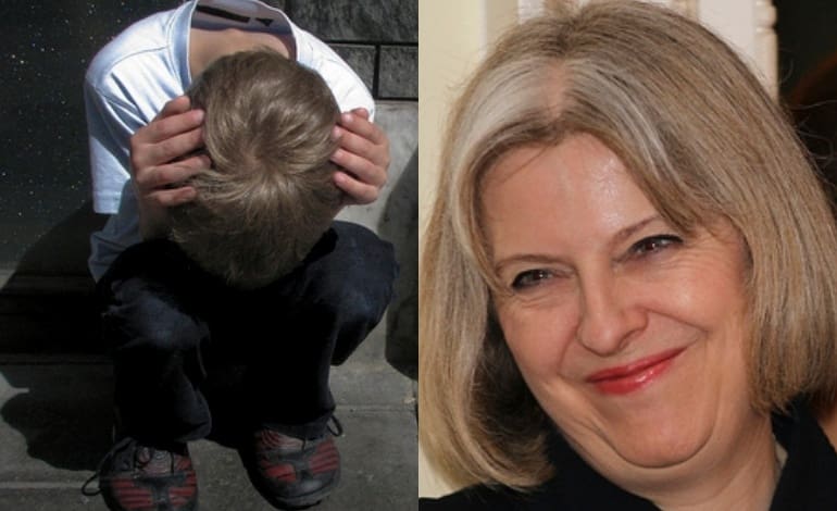 depressed boy May children