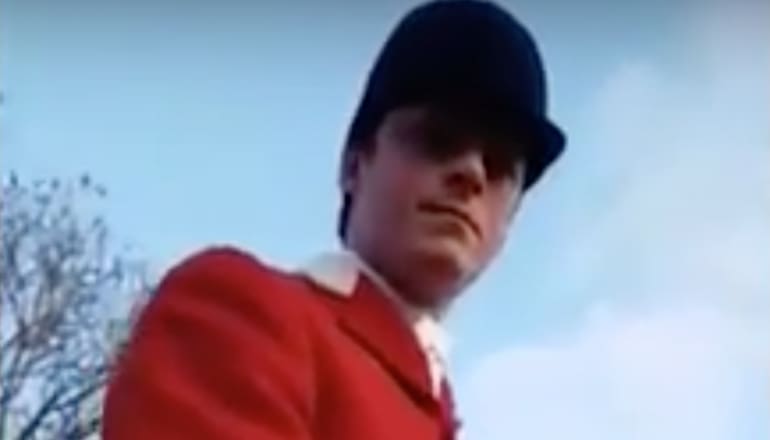 Charles Carter fox hunting