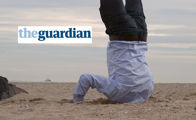 The Guardian Head In Sand