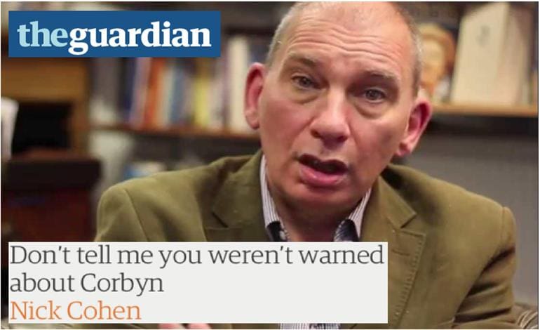 Nick Cohen’s foul column proves it’s time to stop giving The Guardian our money or attention [EDITORIAL]