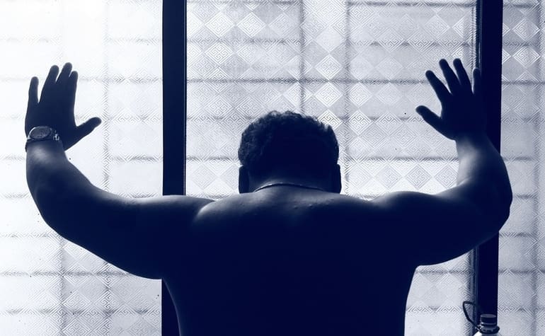 depressed man male suicide