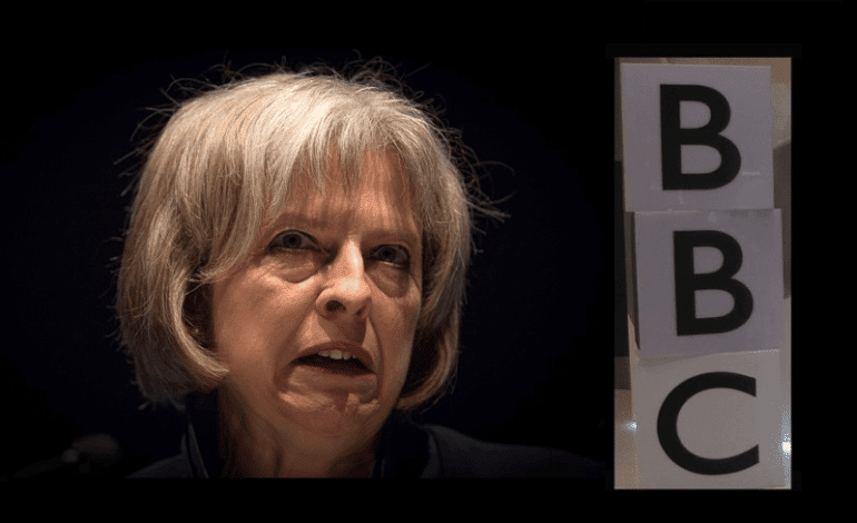 The BBC has been caught trying to hide a leaked recording that would humiliate Theresa May [AUDIO]