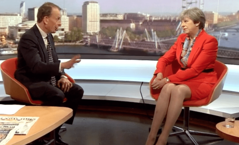 No wonder Theresa May went into hiding, her interview with Marr was an absolute car crash [VIDEO]