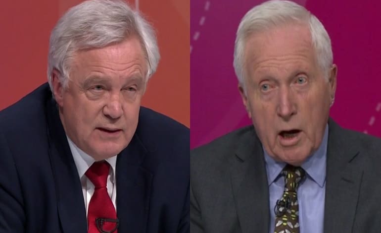 Davis Dimbleby Tories Lie