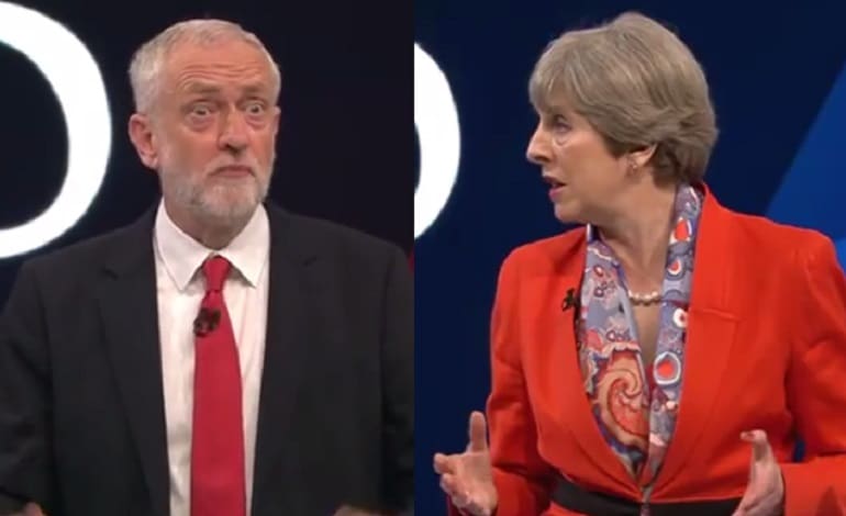 Jeremy Corbyn Theresa May Debate