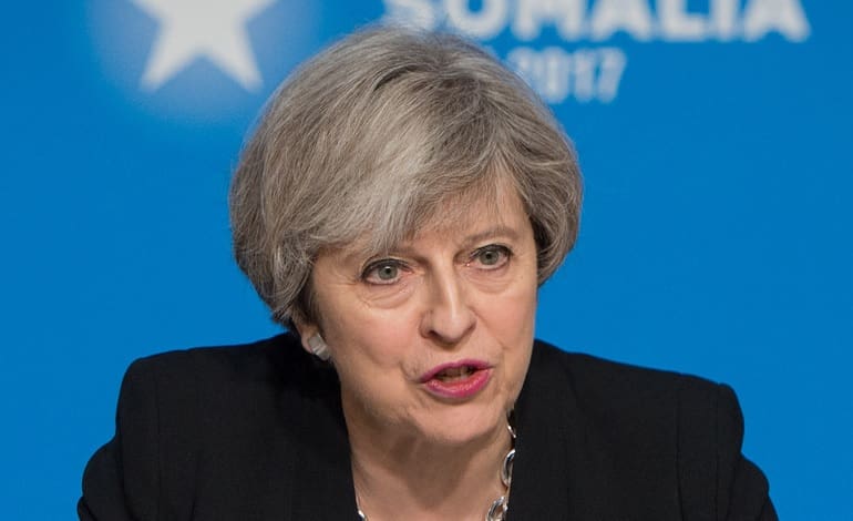 Here’s the ‘gift’ the British public handed to Theresa May before she took off for the summer [IMAGE]