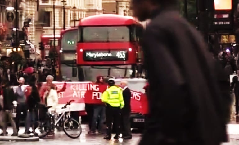 London Air Pollution SKL Protest