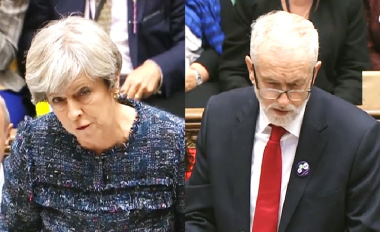 May Corbyn PMQs