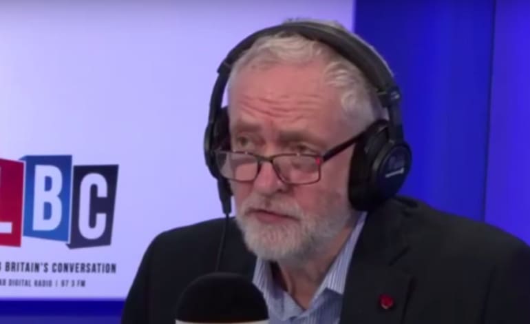 Jeremy Corbyn was asked if Theresa May had any ‘good points’ on LBC. He gave a very honest response.