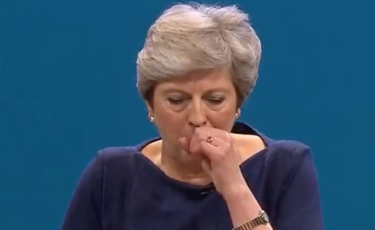 theresa may cough