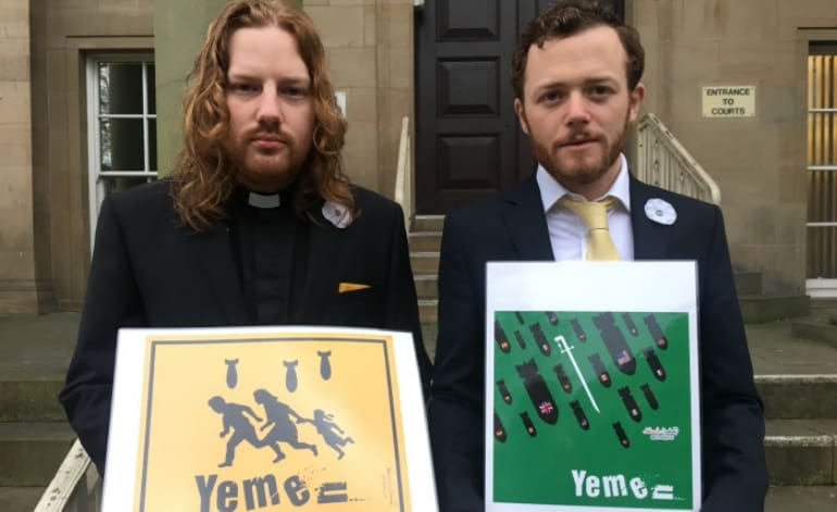 These two people were just found not guilty of trying to destroy a fighter jet destined for Saudi Arabia