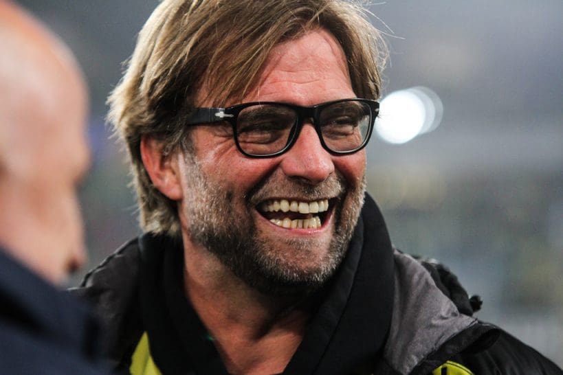 Liverpool manager Jurgen Klopp shows that even the football world gets the need for political change