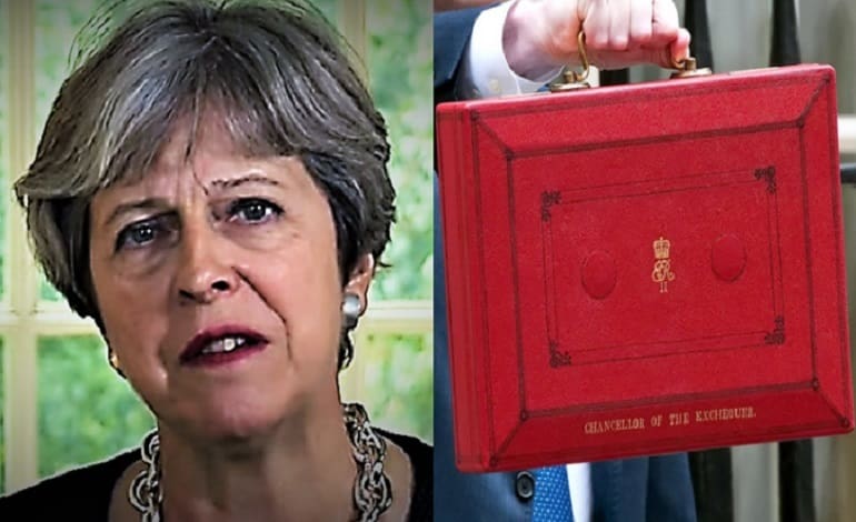 Theresa May got a very embarrassing delivery just hours before the budget [VIDEO]
