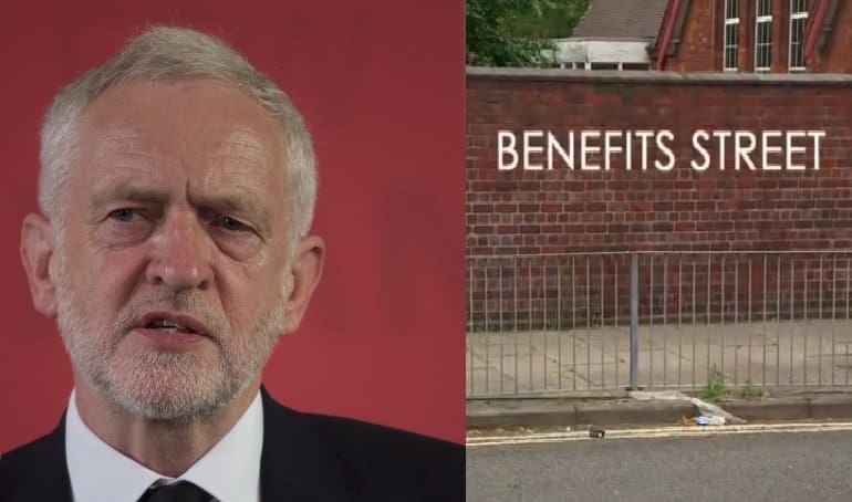 Jeremy Corbyn poverty porn