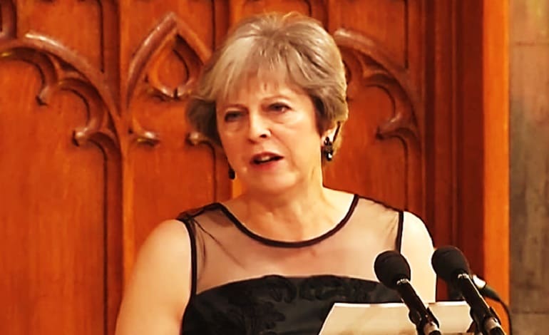 Theresa May Dinner Speech