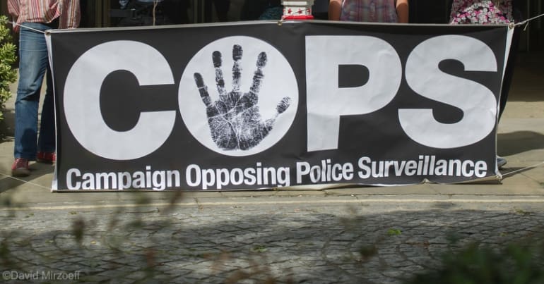 Campaign Opposing Police Surveillance banner