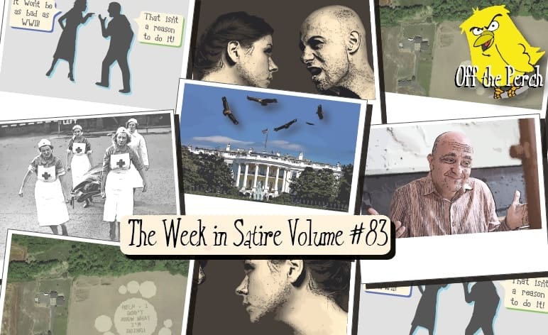 Images from the week's satirical stories