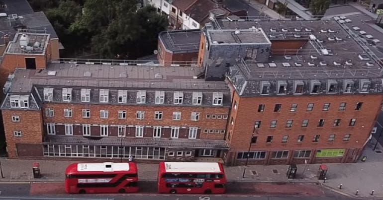 The YMCA hostel in North London