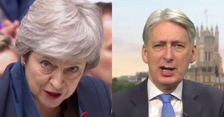 Theresa May and Philip Hammond