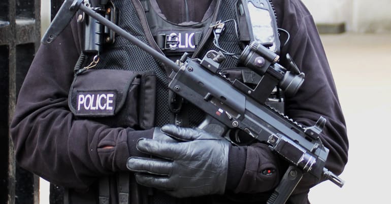 Armed Police officer