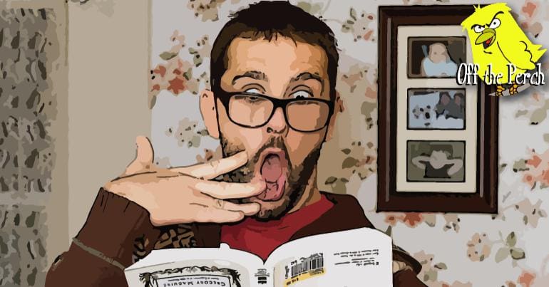 Disingenuously shocked man