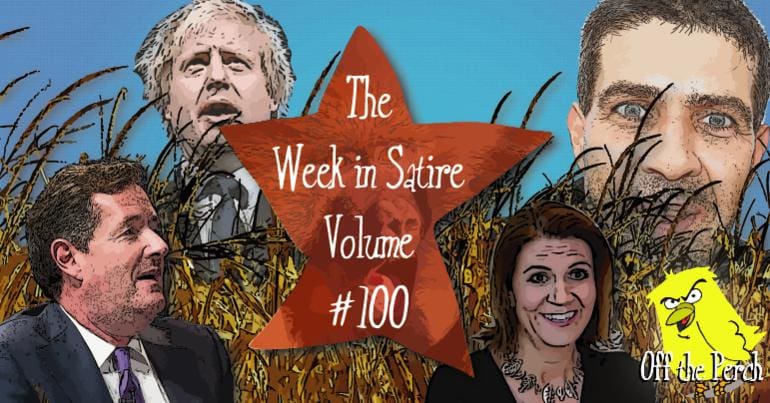 Images from the weel's satirical stories