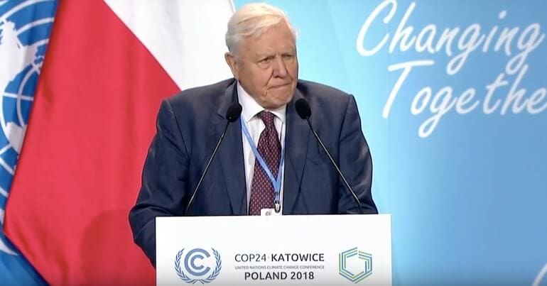 David Attenborough at COP24